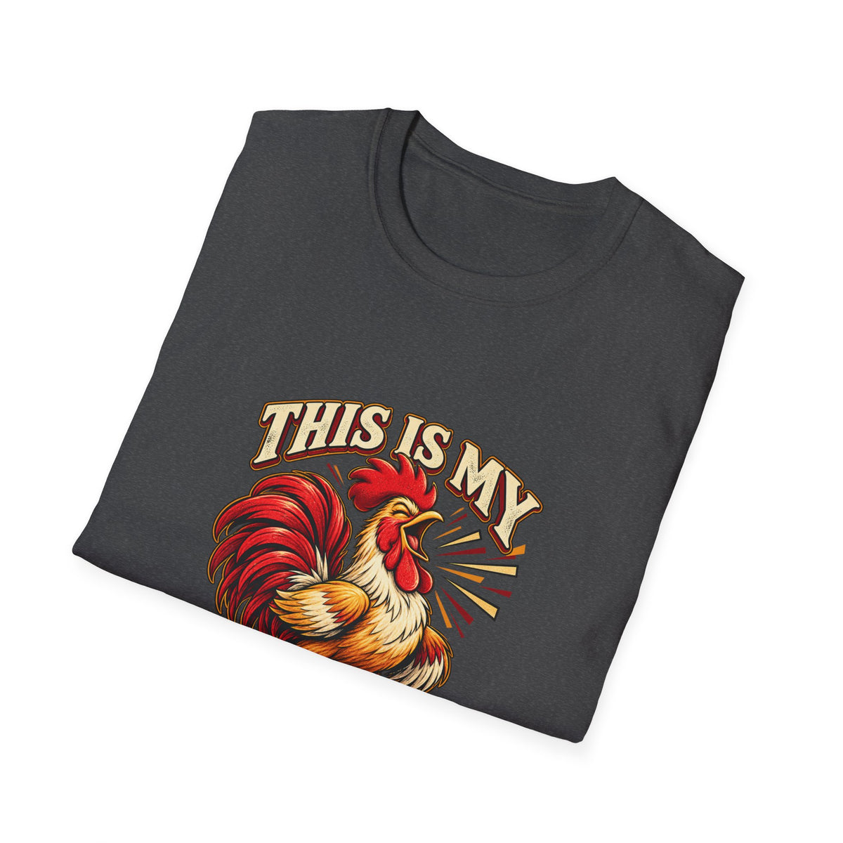 This Is My Outside Voice T-Shirt | Funny Rooster Tee