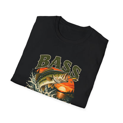 Bass Mode T-Shirt | Vintage Largemouth Bass Fishing Tee