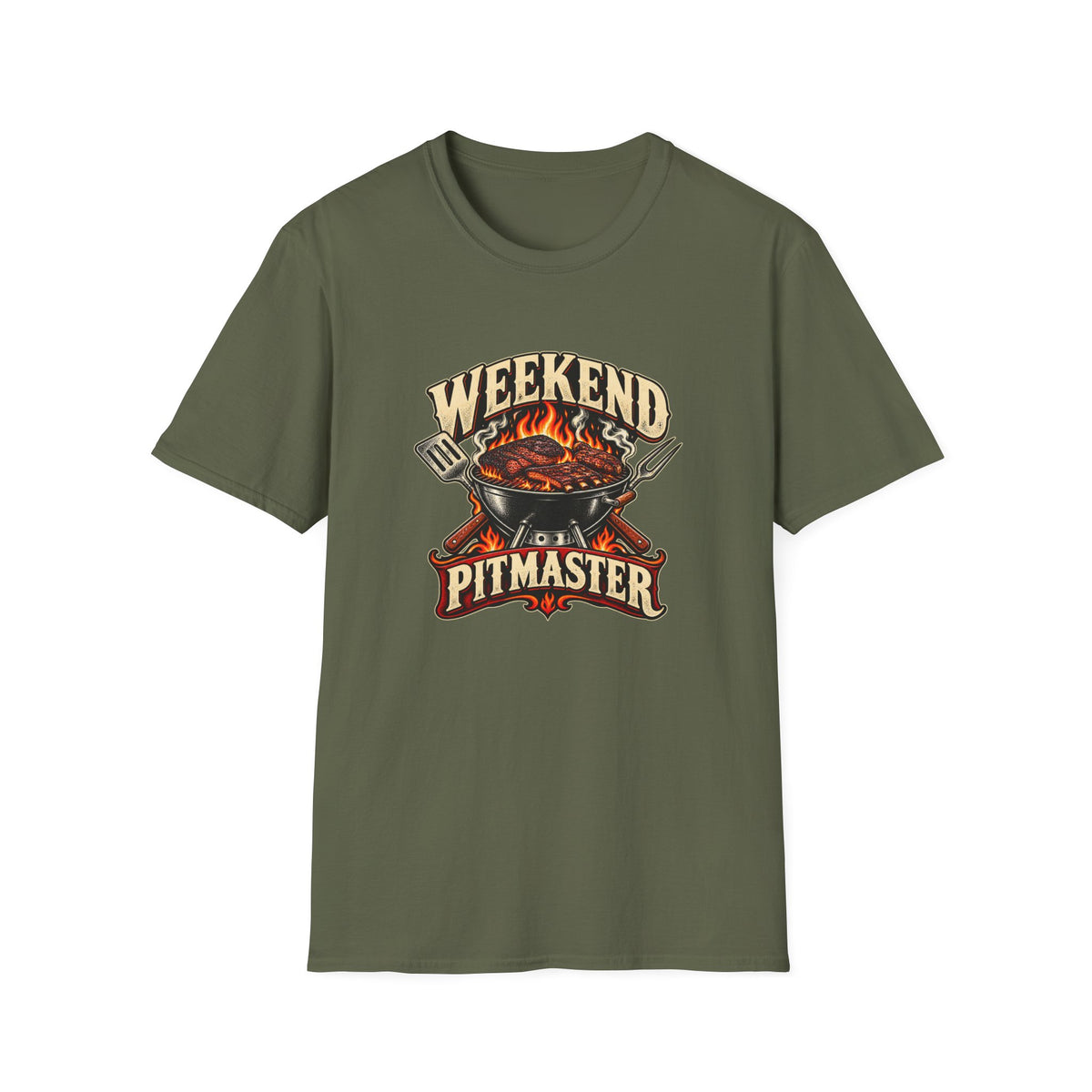 Weekend Pitmaster T-Shirt | Vintage Barbecue Grill Graphic Tee