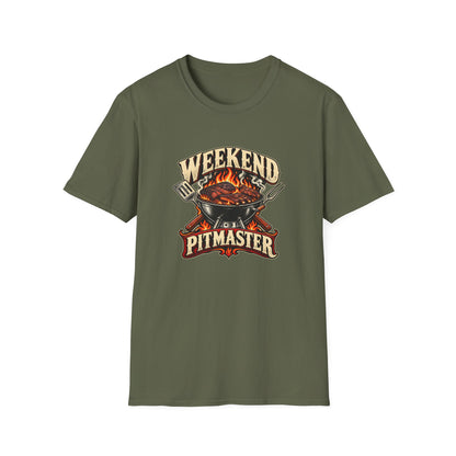Weekend Pitmaster T-Shirt | Vintage Barbecue Grill Graphic Tee