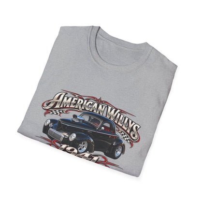 American Willys 1941 Classic Car Graphic T-Shirt