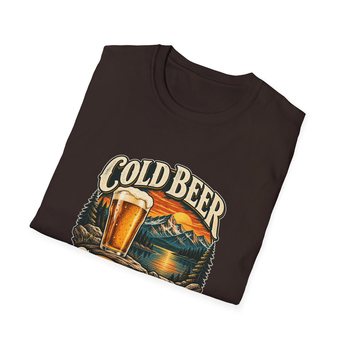 Cold Beer Good Company T-Shirt | Mountain Lake Graphic Tee