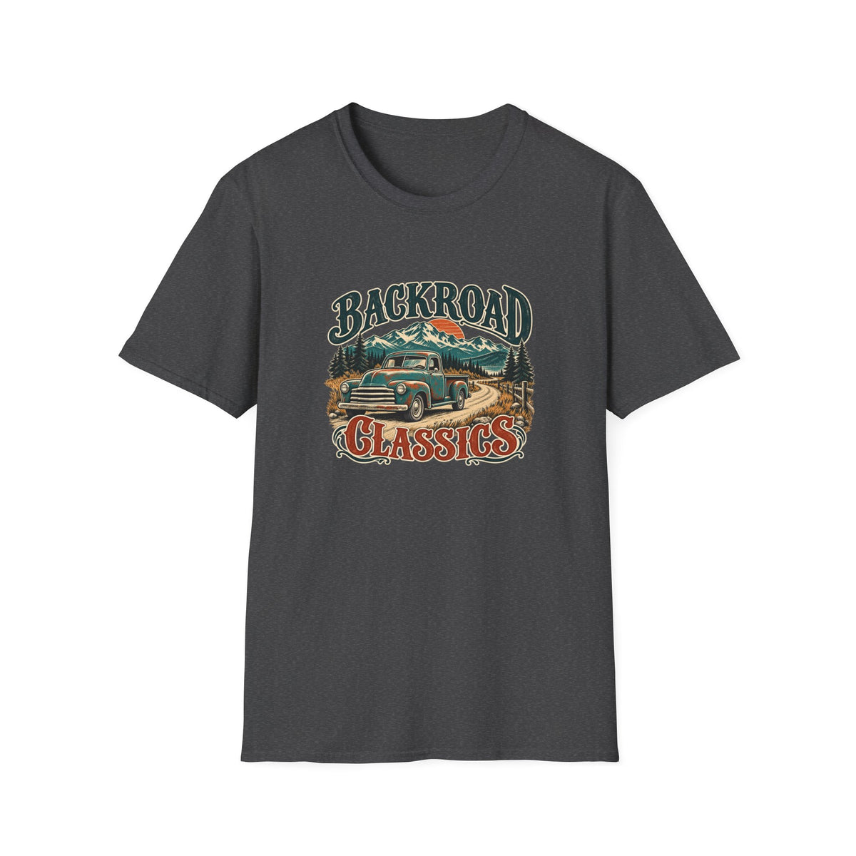 Backroad Classics T-Shirt | Vintage Pickup Truck Outdoors Tee