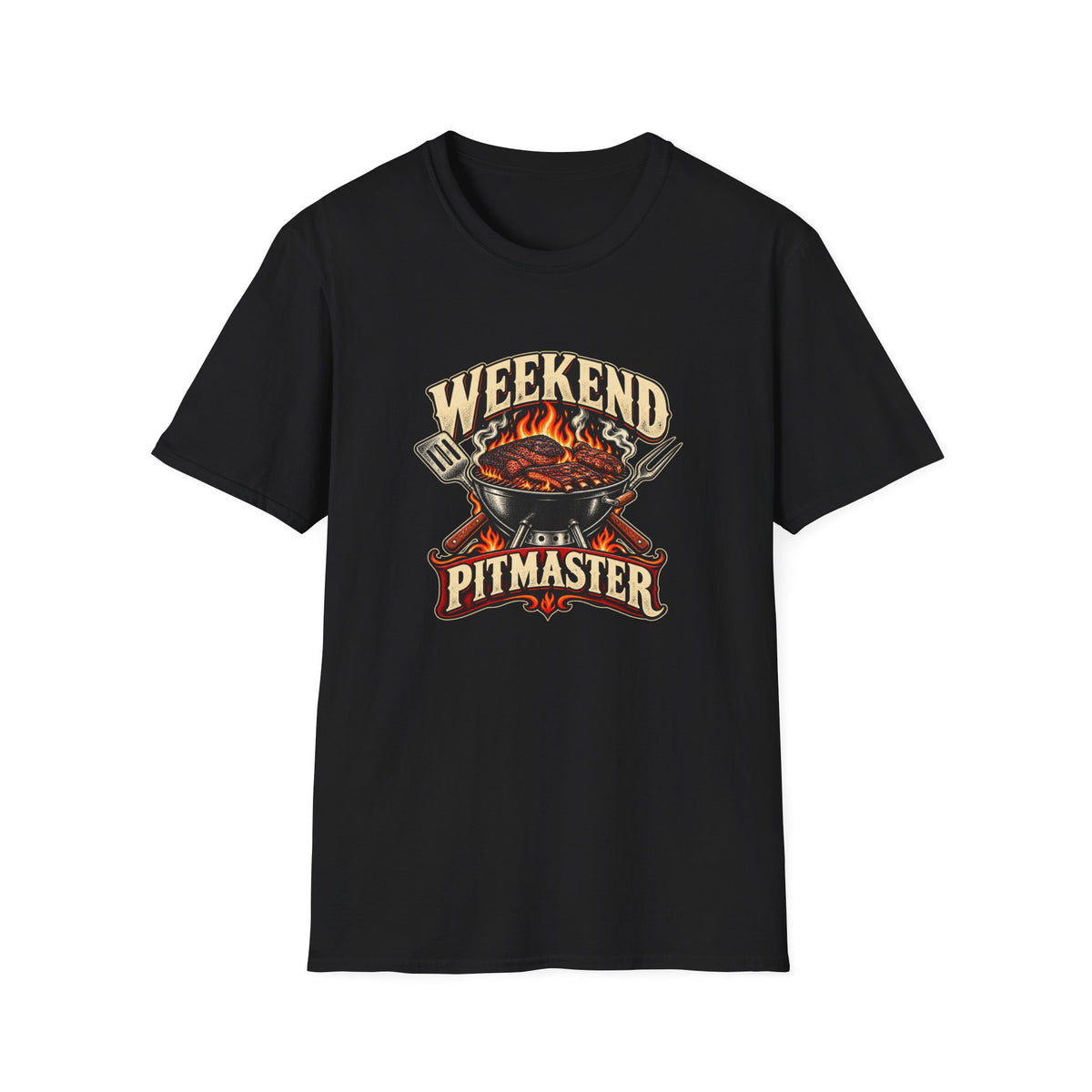 Weekend Pitmaster T-Shirt | Vintage Barbecue Grill Graphic Tee