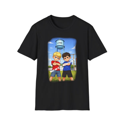 Lynn Water Tower T-Shirt — Cartoon Lynn Water Tower Design