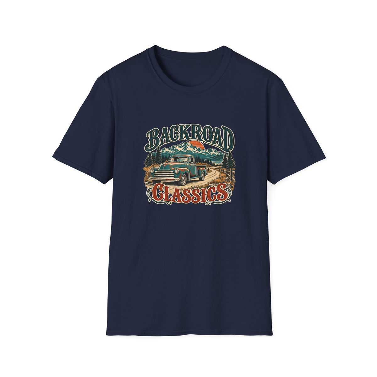 Backroad Classics T-Shirt | Vintage Pickup Truck Outdoors Tee