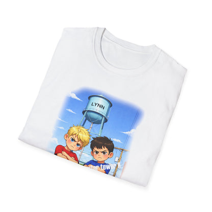 Lynn Water Tower T-Shirt — Cartoon Lynn Water Tower Design