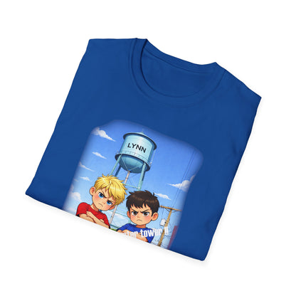 Lynn Water Tower T-Shirt — Cartoon Lynn Water Tower Design