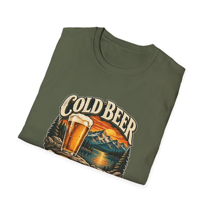 Cold Beer Good Company T-Shirt | Mountain Lake Graphic Tee