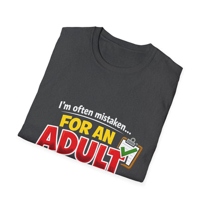 Funny "I'm Often Mistaken for an Adult Because of My Age" T-Shirt