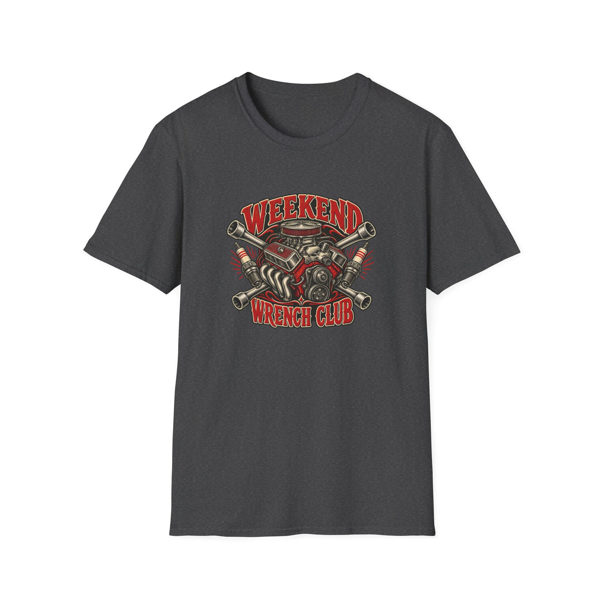 Weekend Wrench Club T-Shirt | Vintage Mechanic Garage Tee
