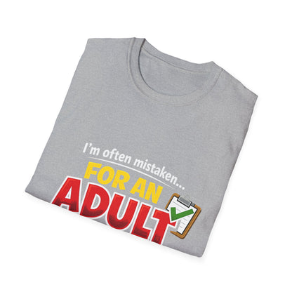 Funny "I'm Often Mistaken for an Adult Because of My Age" T-Shirt