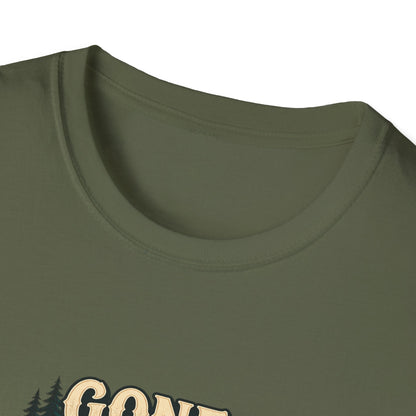 Gone Fishing Problems Can Wait T-Shirt | Funny Otter Tee
