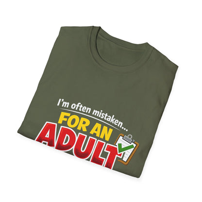 Funny "I'm Often Mistaken for an Adult Because of My Age" T-Shirt