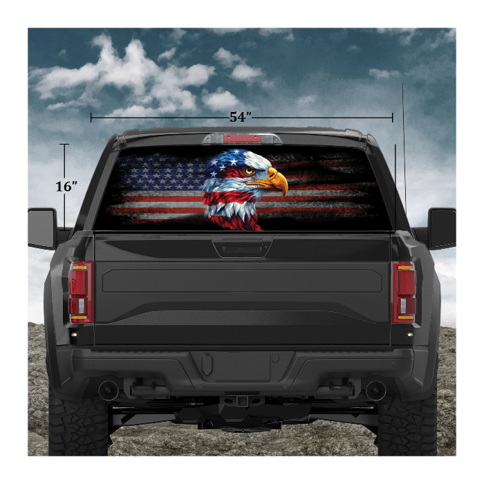 Design your own full coverage rear window graphic
