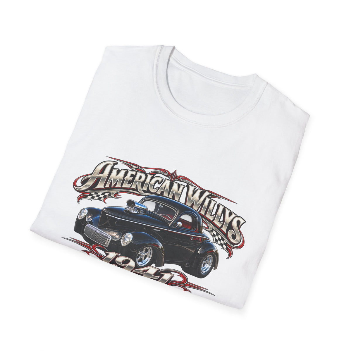 American Willys 1941 Classic Car Graphic T-Shirt