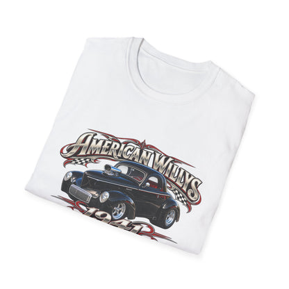 American Willys 1941 Classic Car Graphic T-Shirt