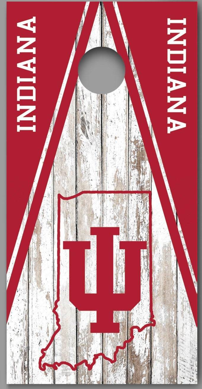 IU Indiana Design Cornhole Board Decal Wraps - 150678