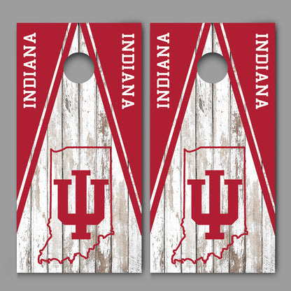 IU Indiana Design Cornhole Board Decal Wraps - 150678