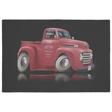1948 Ford Pickup Truck Cartoon Hot Rod Rug 5 Sizes