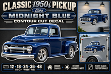 Midnight Blue 1951 Ford F-1 decal product showcase