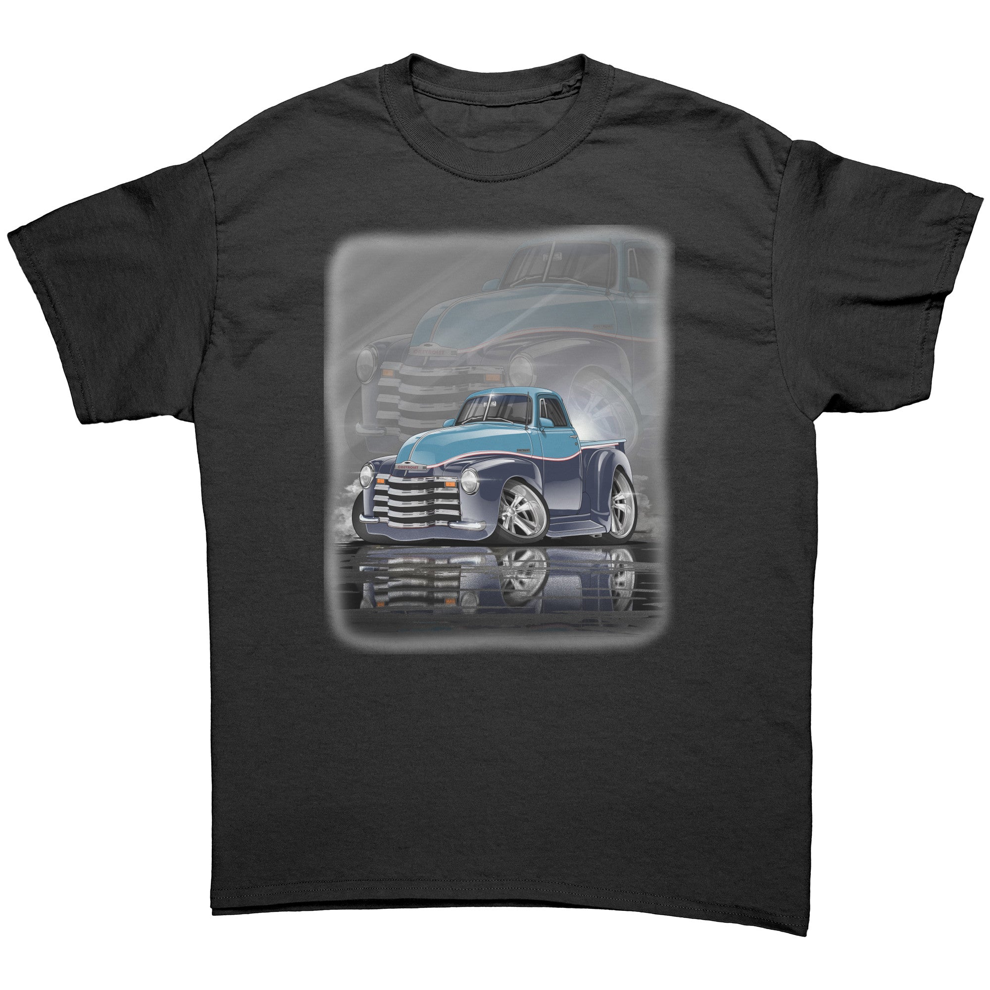 1952 Chevy 3100 Pickup Truck Design B Cartoon Hot Rod T Shirt
