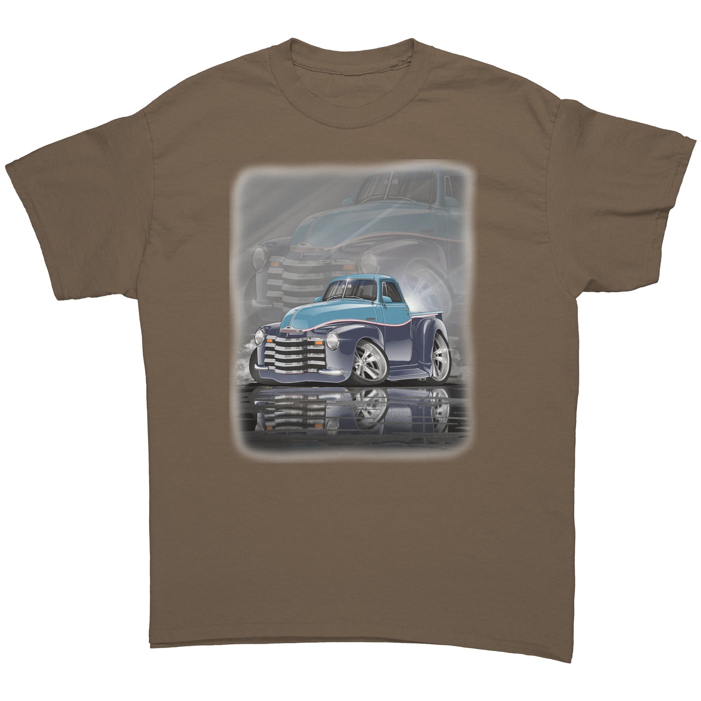 1952 Chevy 3100 Pickup Truck Design B Cartoon Hot Rod T Shirt
