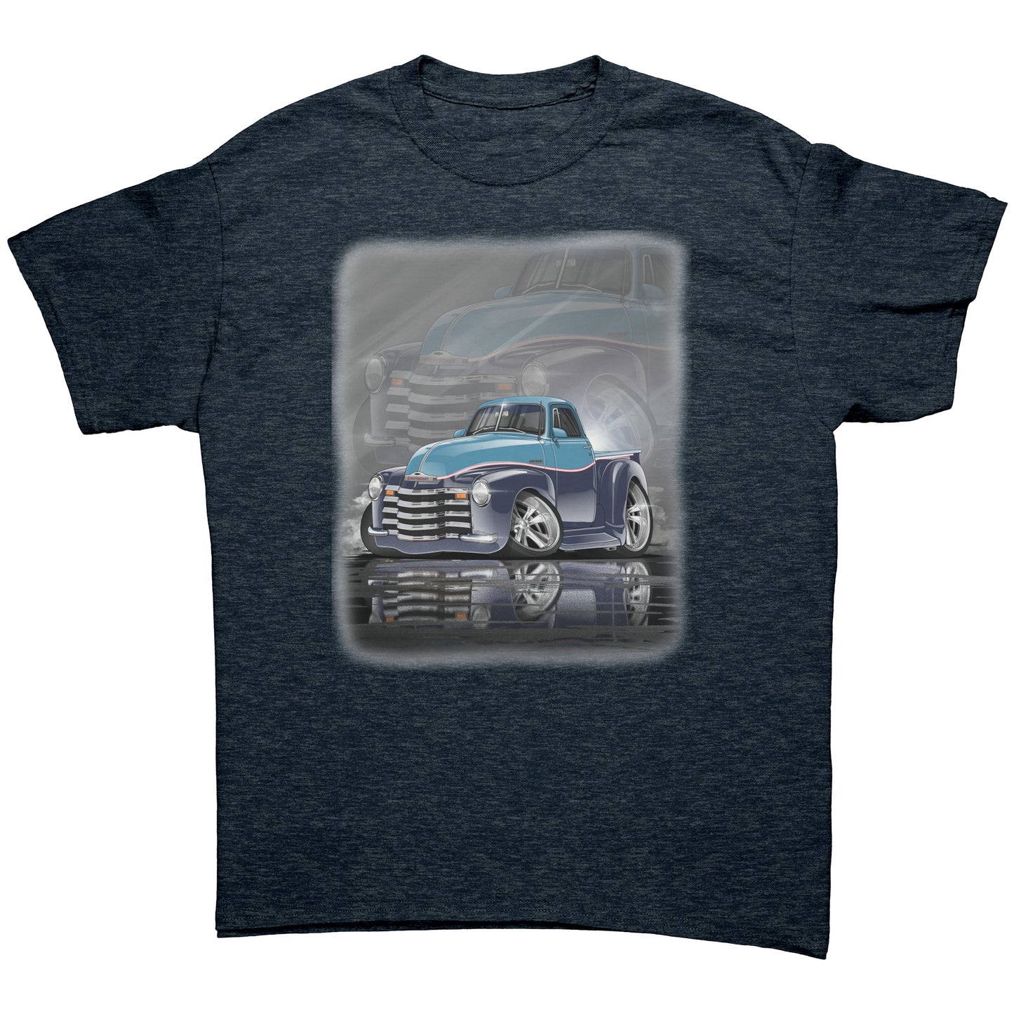 1952 Chevy 3100 Pickup Truck Design B Cartoon Hot Rod T Shirt
