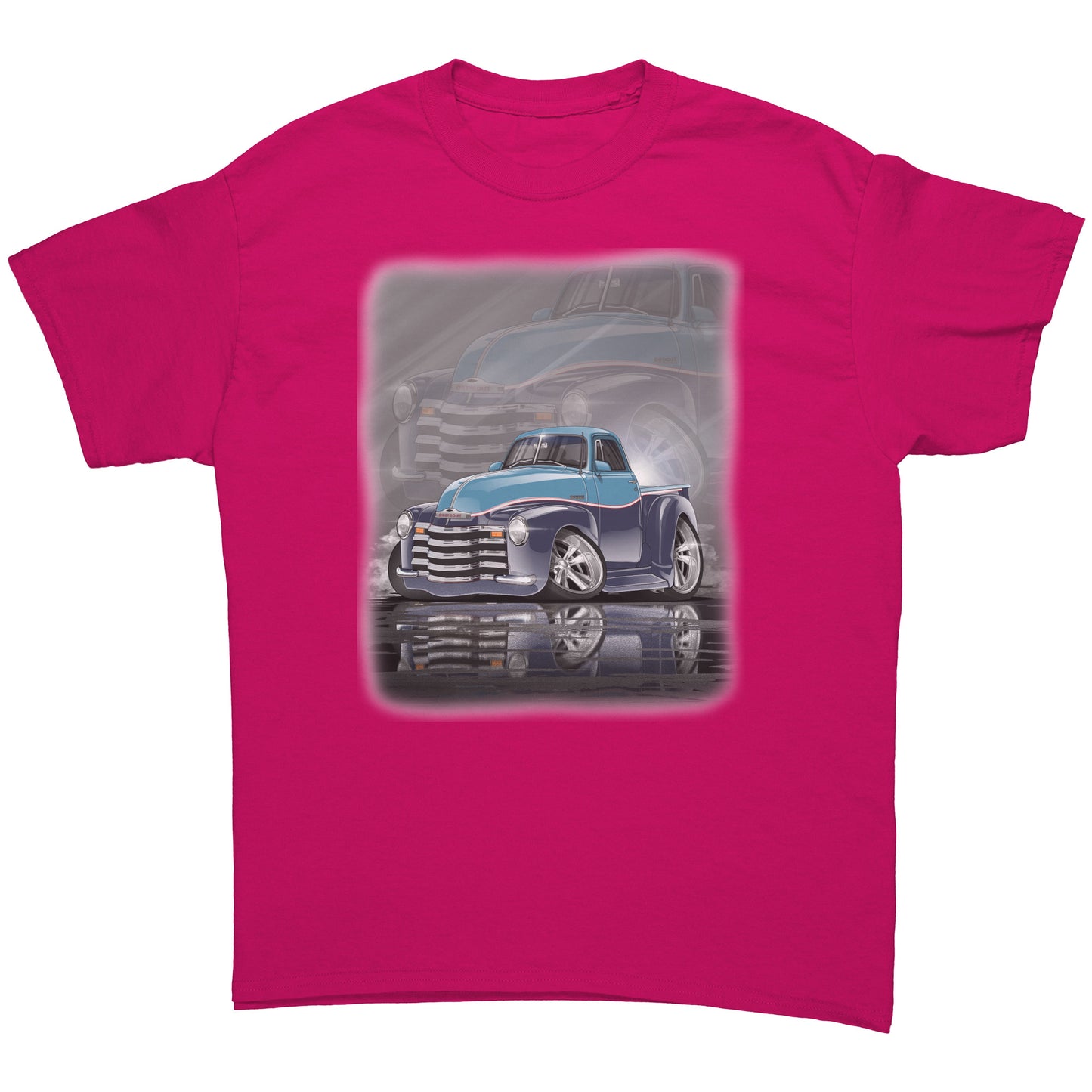 1952 Chevy 3100 Pickup Truck Design B Cartoon Hot Rod T Shirt