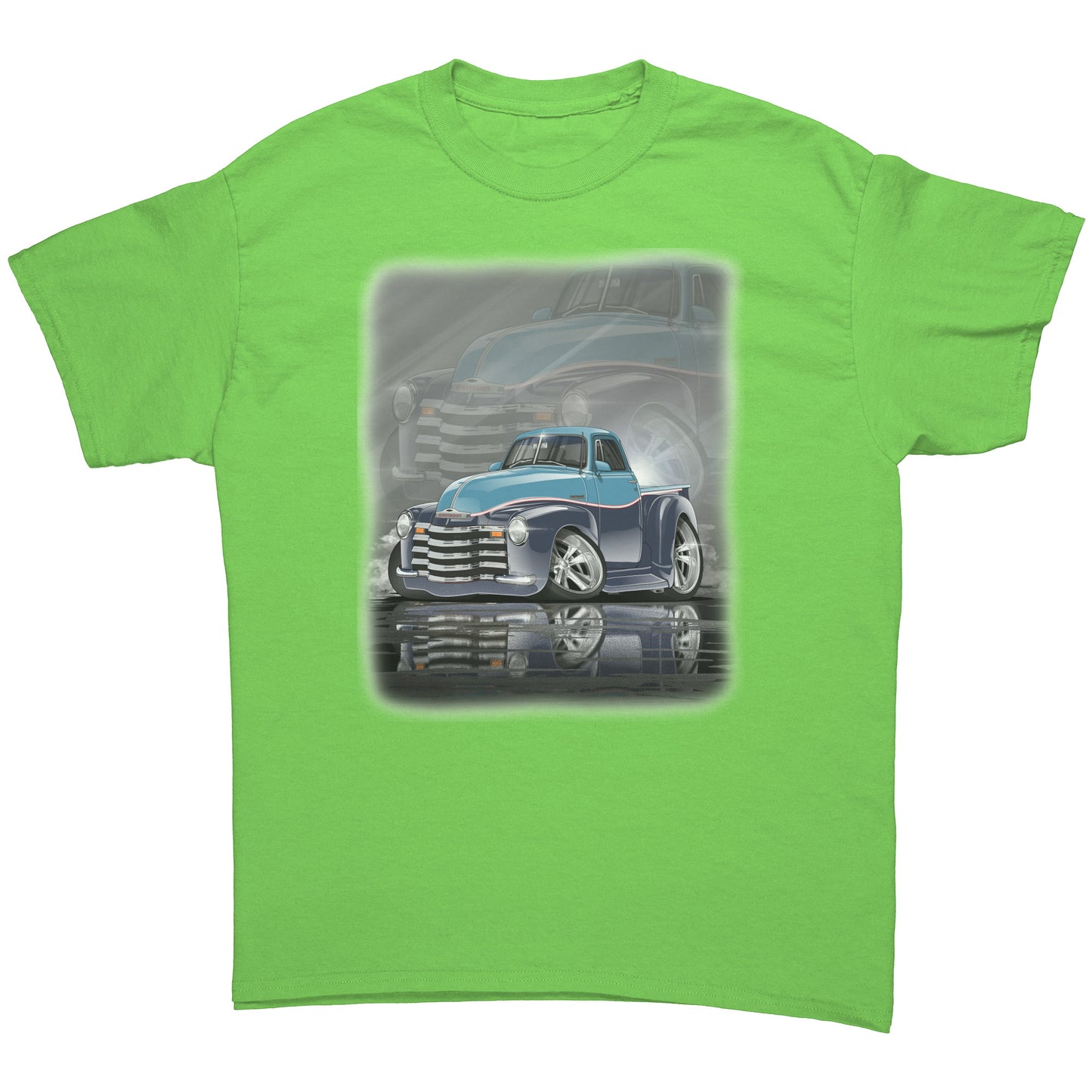 1952 Chevy 3100 Pickup Truck Design B Cartoon Hot Rod T Shirt