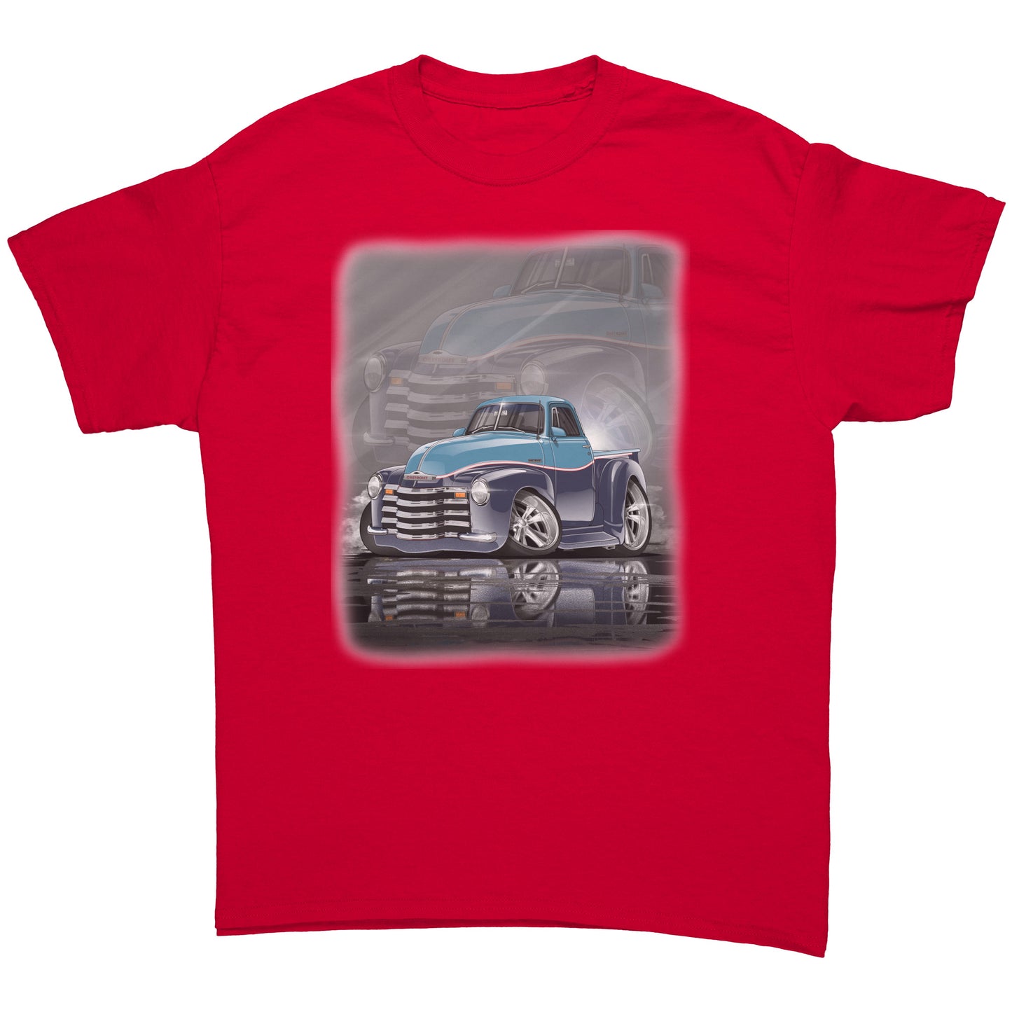 1952 Chevy 3100 Pickup Truck Design B Cartoon Hot Rod T Shirt