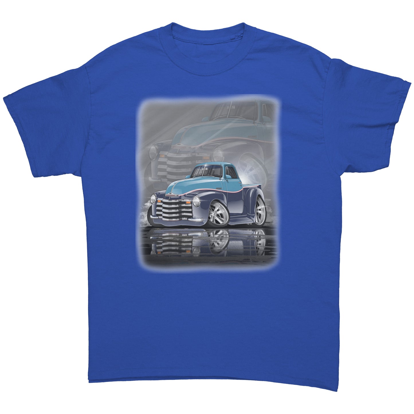 1952 Chevy 3100 Pickup Truck Design B Cartoon Hot Rod T Shirt