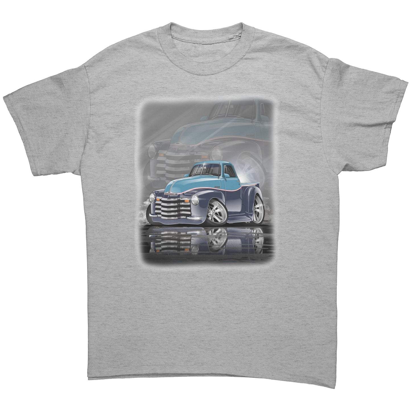1952 Chevy 3100 Pickup Truck Design B Cartoon Hot Rod T Shirt