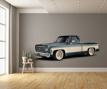 1977 Classic Chevy Silverado C-10 Car Art Wall Decal