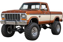 Copper & Wimbledon White 1979 Ford F-150 Ranger XLT4x4 decal artwork