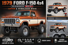 Copper & Wimbledon White 1979 Ford F-150 Ranger XLT4x4 product showcase