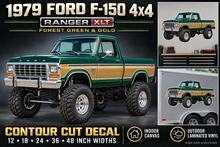 Forest Green & Gold 1979 Ford F-150 Ranger XLT4x4 product showcase