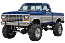 Midnight Blue & Silver 1979 Ford F-150 Ranger XLT4x4 decal artwork