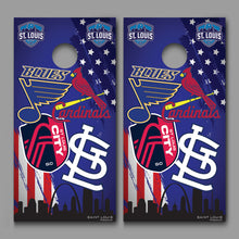 Saint Louis Team Design Corn Hole Board Decal Wrap