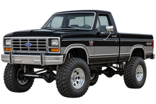 Raven Black & Charcoal 1985 Ford F150 bullnose4x4 decal artwork