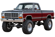 Charcoal & Burgundy 1988 Dodge Power Ram decal artwork