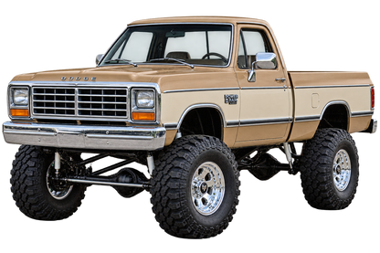 Desert Tan & Cream 1988 Dodge Power Ram decal artwork
