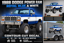 Royal Blue & White 1988 Dodge Power Ram product showcase
