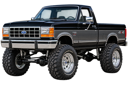 Jet Black & Charcoal 1990 Ford F150 bricknose4x4 decal artwork