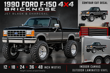 Jet Black & Charcoal 1990 Ford F150 bricknose4x4 product showcase