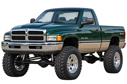 Emerald Green & Champagne 1994 Dodge Ram1500 4x4 decal artwork