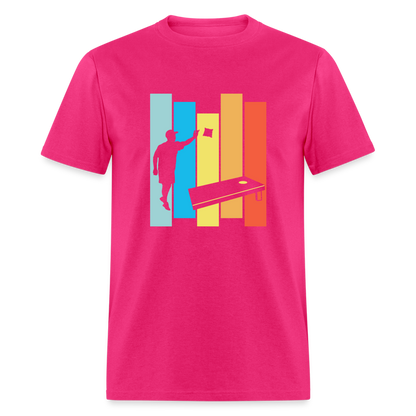 Cornhole Unisex Classic T-Shirt - fuchsia
