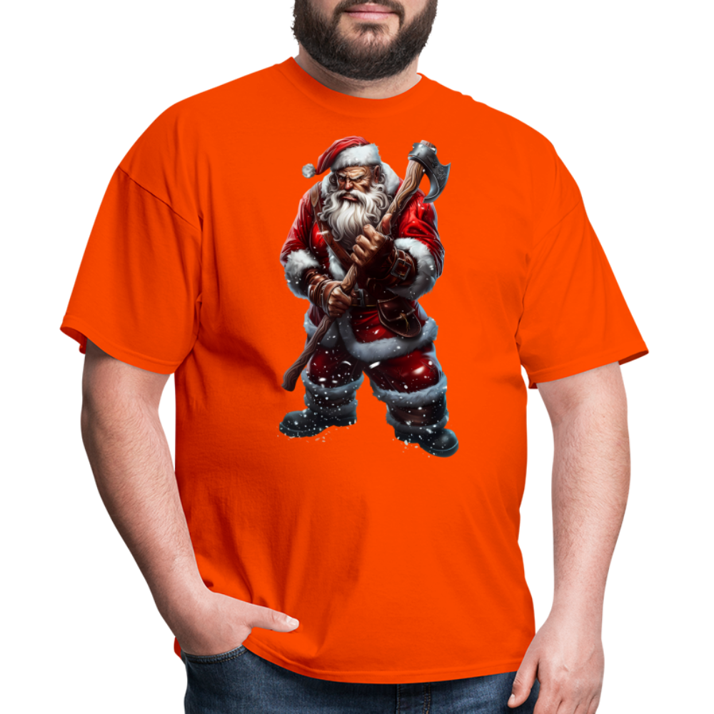 Bad Santa with an Axe Unisex Classic T-Shirt - orange