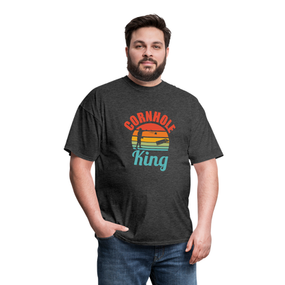 Cornhole King Unisex Classic T-Shirt - heather black