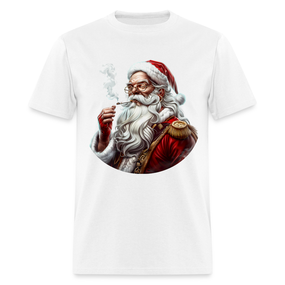 Bad Santa Smoking (Design I) Unisex Classic T-Shirt - white
